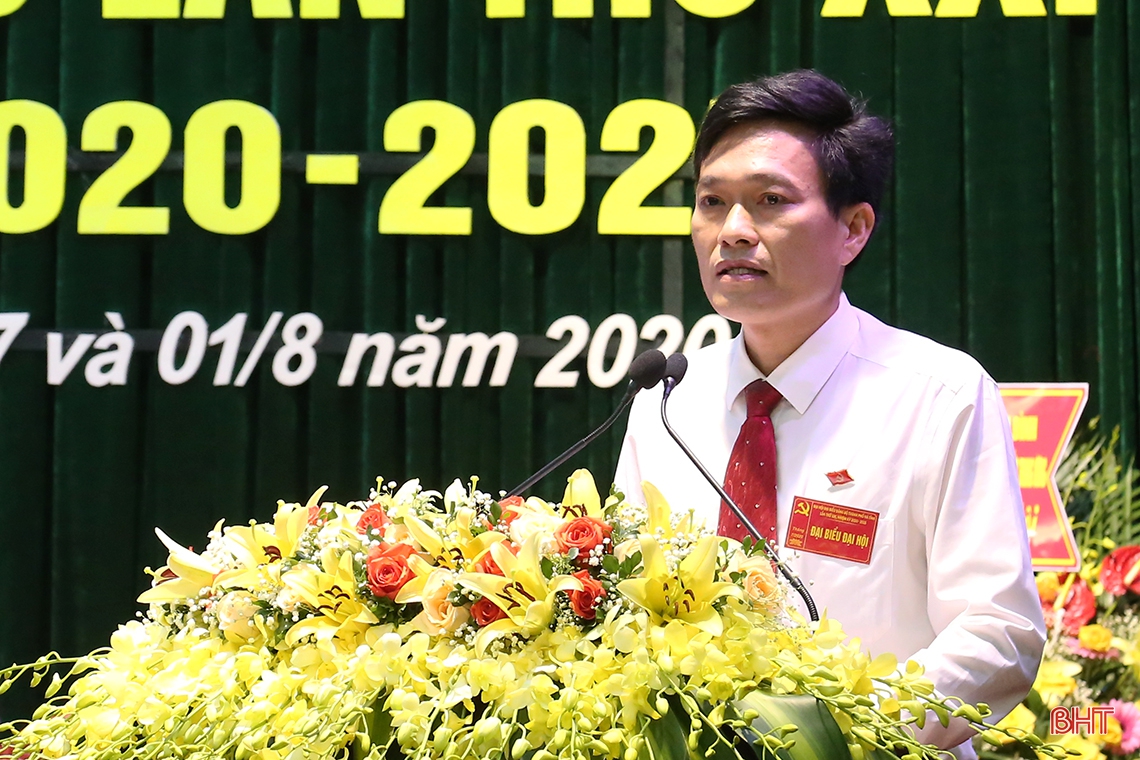 Đồng chí Dương Tất Thắng tái cử chức Bí thư Thành ủy Hà Tĩnh với 100% số phiếu