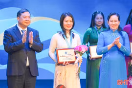 Hà Tĩnh có 1 cá nhân được trao Giải thưởng Nguyễn Thị Định