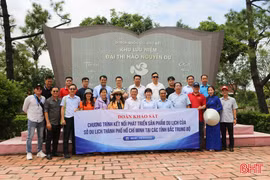 Đoàn Famtrip TP Hồ Chí Minh khảo sát các điểm đến ở Hà Tĩnh