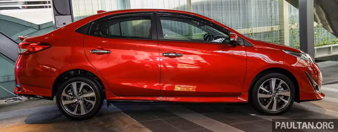 Toyota Vios 2019 ra mắt Malaysia, giá từ 18.700 USD