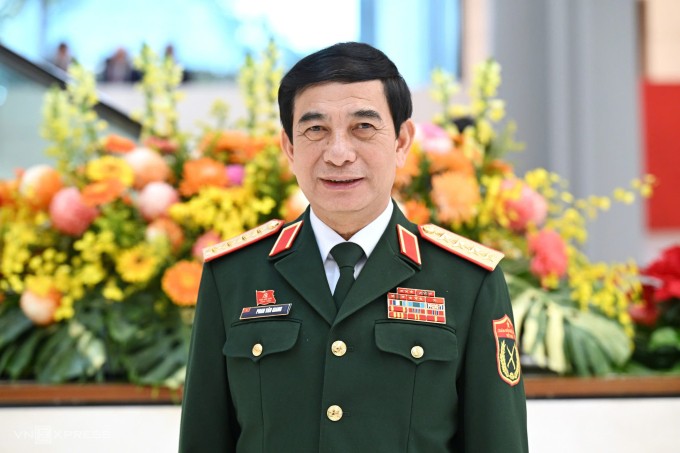 Bộ trưởng Bộ Quốc phòng Phan Văn Giang tái cử Trung ương XIV. Ảnh: Giang Huy
