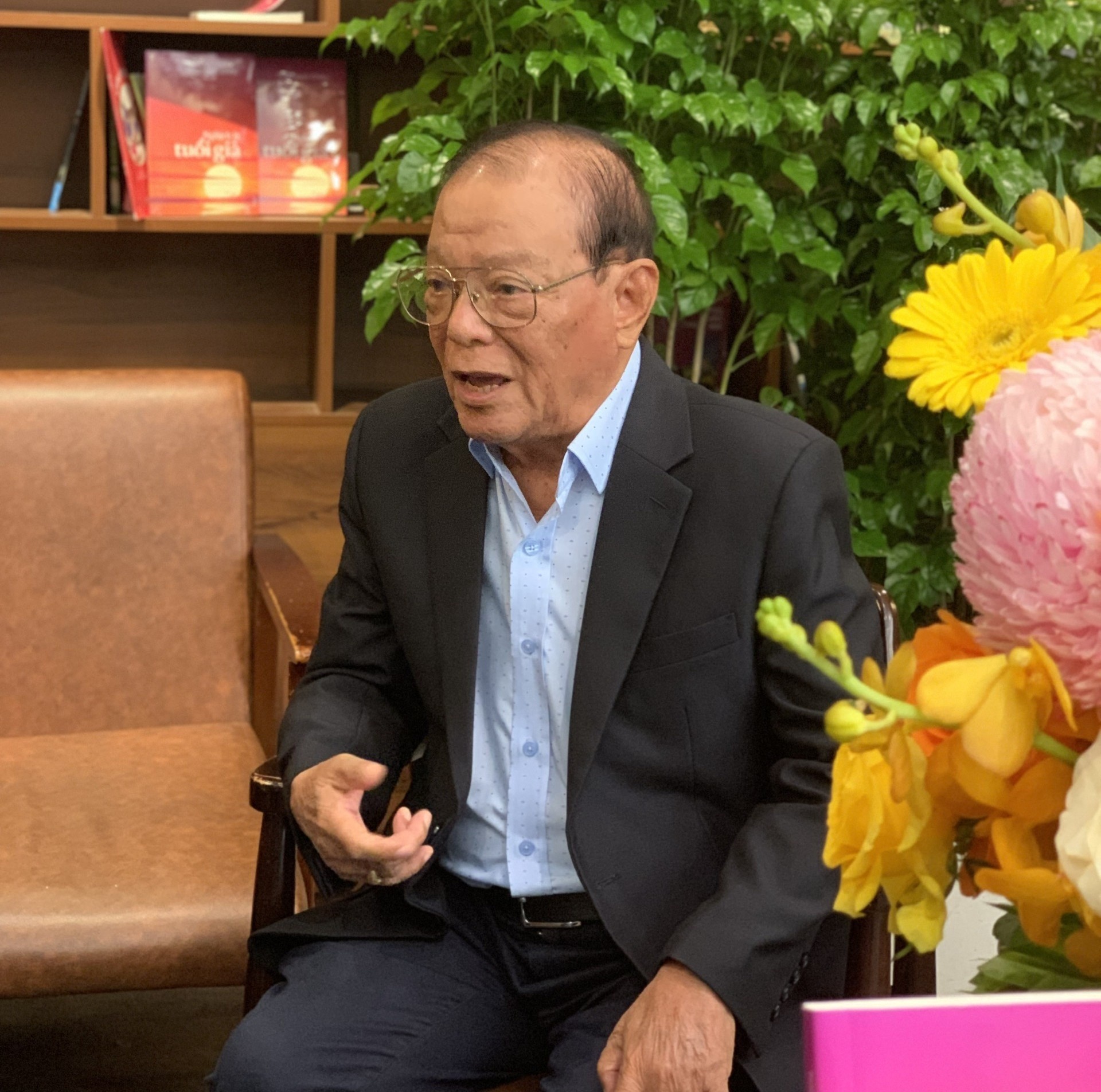 Nhà báo - TS Trần Ngọc Châu. Ảnh: M.L.