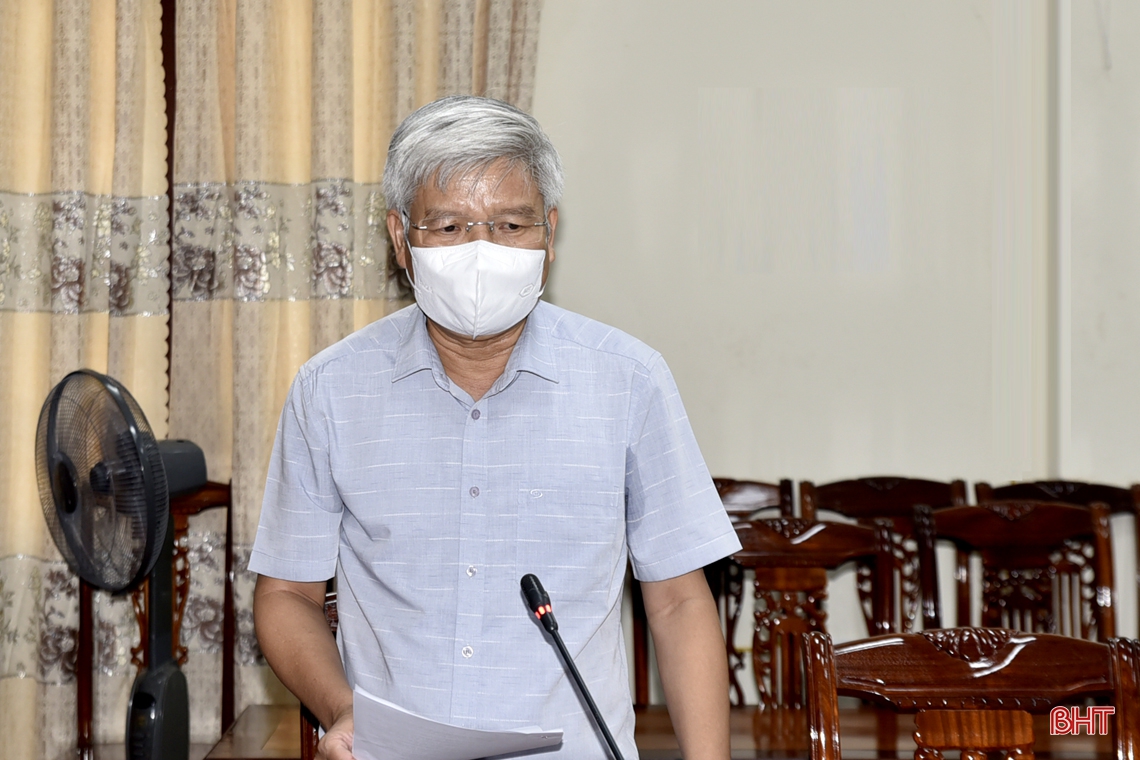 Thị xã Hồng Lĩnh phải kiểm soát tốt khu vực phong toả, tuyệt đối không được chủ quan