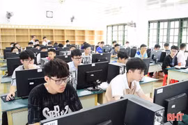 Gần 600 thí sinh tranh tài vòng sơ loại hội thi “Tin học trẻ tỉnh Hà Tĩnh”