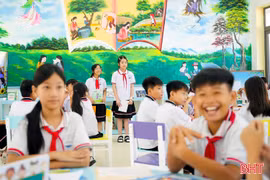 Khánh thành 7 thư viện thân thiện trong trường học tại xã Hương Sơn
