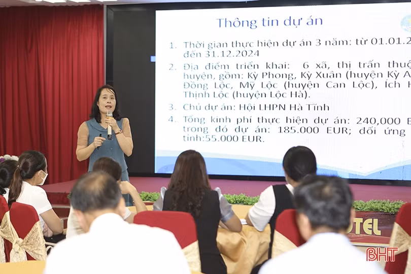 Hà Tĩnh đào tạo giảng viên nguồn cho dự án “Phòng, chống mua bán người”