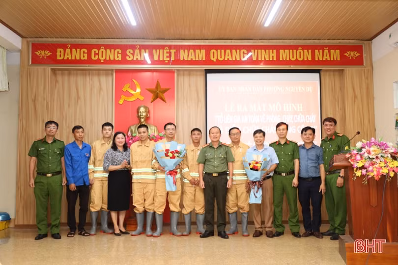 Ra mắt mô hình “Tổ liên gia an toàn PCCC và điểm chữa cháy công cộng” đầu tiên ở TP Hà Tĩnh