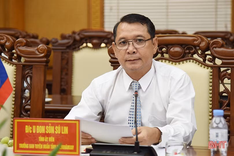 Tăng cường trao đổi kinh nghiệm công tác tuyên giáo giữa Hà Tĩnh - Bôlykhămxay - Savannakhet