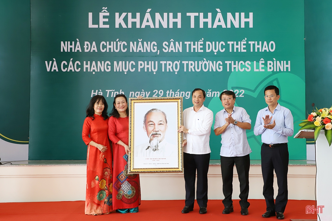 Khánh thành các công trình do BIDV tài trợ cho Trường THCS Lê Bình