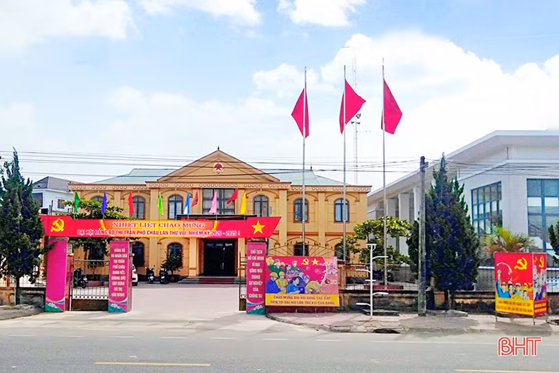 Thị trấn Phố Châu xây dựng văn minh đô thị