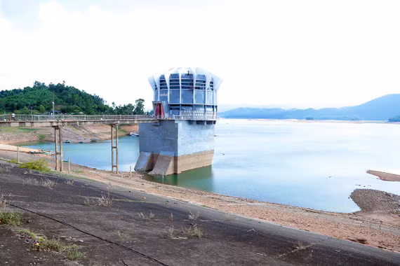 Trước dự báo mưa lớn, mực nước hồ chứa ở Hà Tĩnh ra sao?