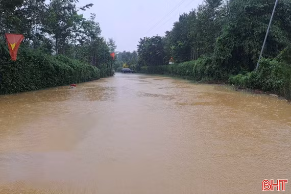 Hà Tĩnh: Các địa phương chủ động ứng phó với ngập lụt cục bộ do mưa lớn