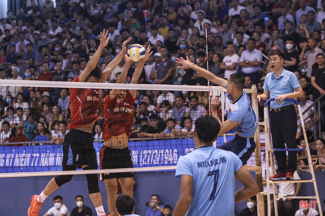 Nghi Xuân bảo vệ thành công chức vô địch Giải Bóng chuyền nam thanh niên Hà Tĩnh 2023