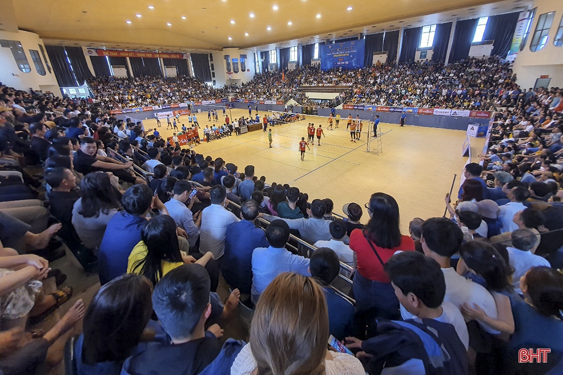 Nghi Xuân bảo vệ thành công chức vô địch Giải Bóng chuyền nam thanh niên Hà Tĩnh 2023