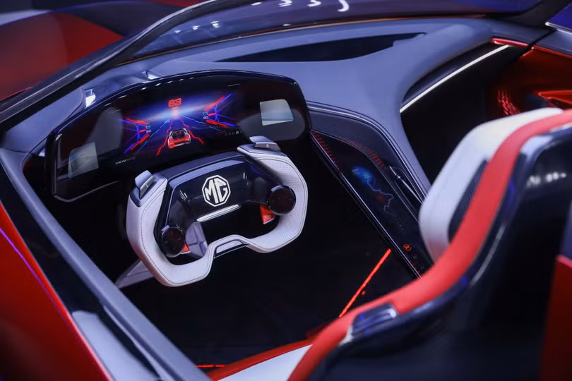 MG sắp trình làng mẫu concept chạy điện đầu tiên, thiết kế giống phi thuyền