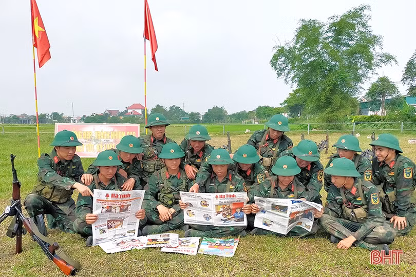 Những “hạt giống đỏ” trong huấn luyện chiến sĩ mới ở Hà Tĩnh