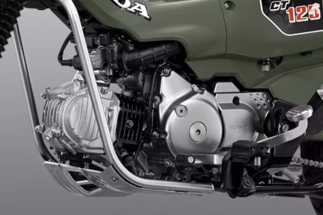 Honda CT125 màu Safari Green nhìn độc đáo