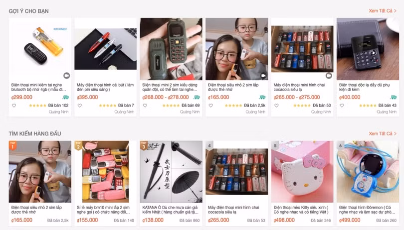 Rộ điện thoại tí hon, nhiều kiểu dáng, giá rẻ