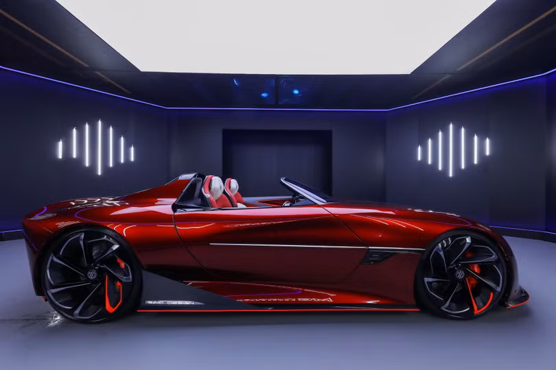 MG sắp trình làng mẫu concept chạy điện đầu tiên, thiết kế giống phi thuyền