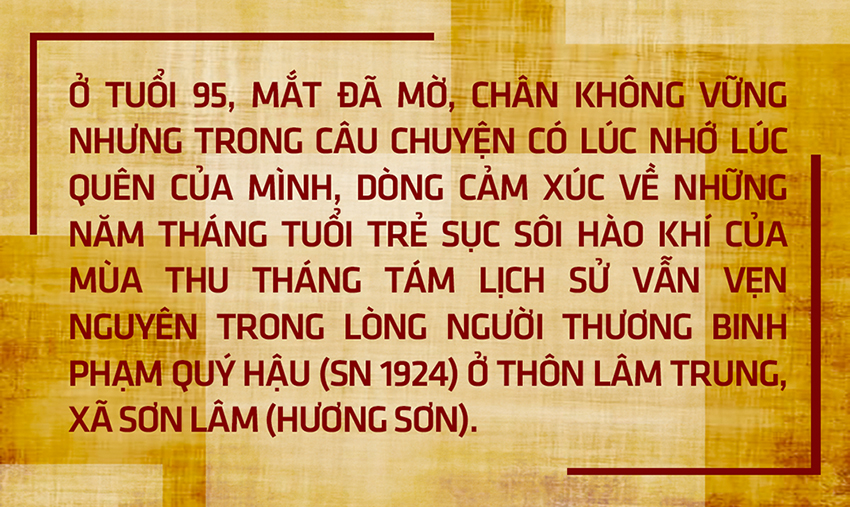 Nghe đảng viên 70 tuổi Đảng kể chuyện tổng khởi nghĩa, giành chính quyền
