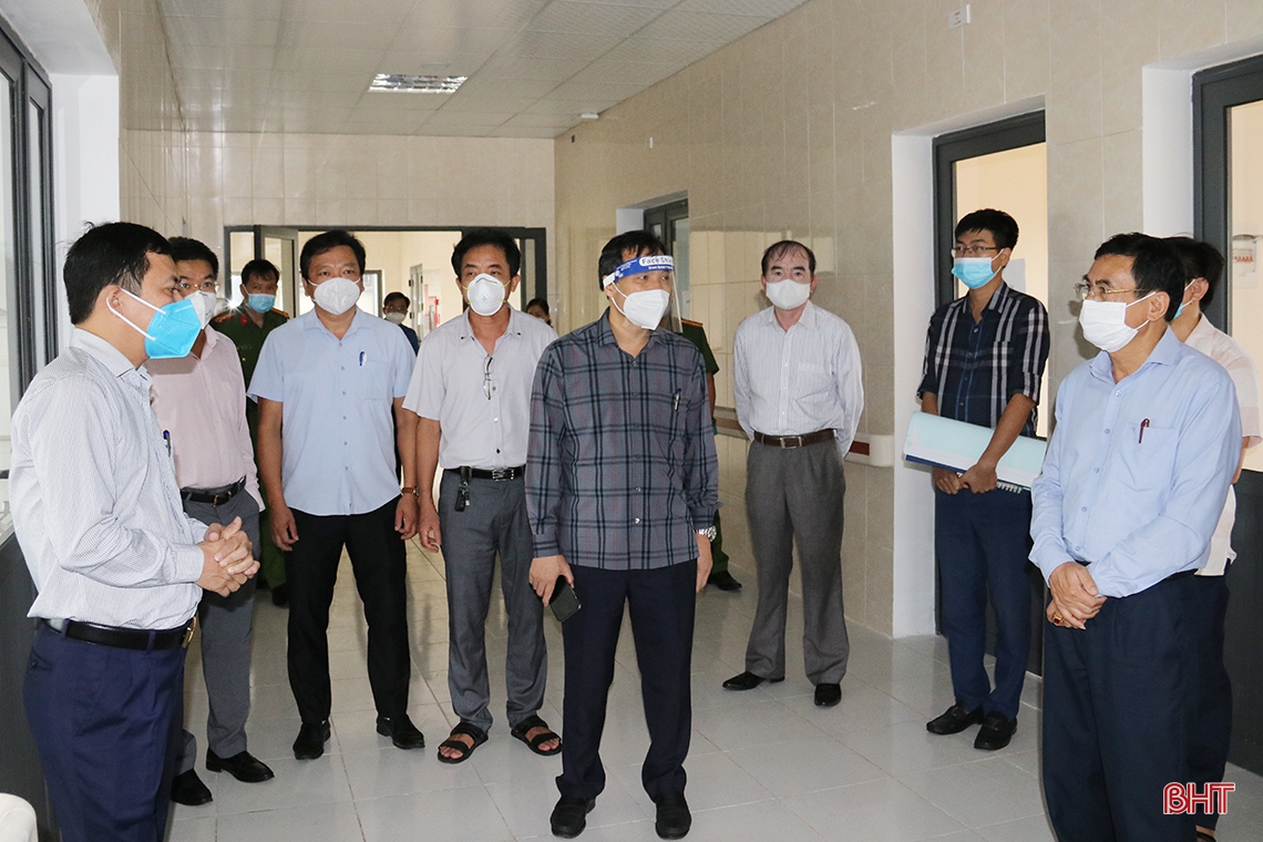 Khẩn trương đưa Trung tâm Y tế huyện Kỳ Anh làm nơi điều trị bệnh nhân Covid-19 vào ngày 15/6