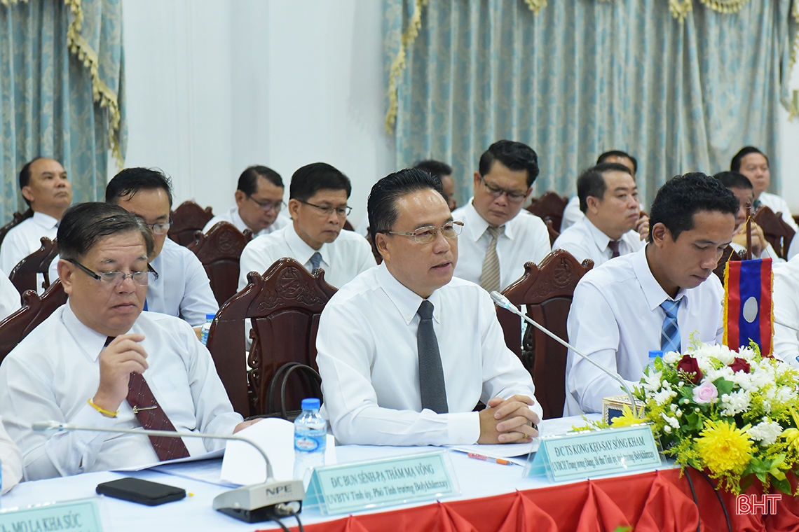 Hà Tĩnh và Bôlykhămxay ký kết thỏa thuận hợp tác thúc đẩy phát triển KT-XH, đảm bảo QP-AN