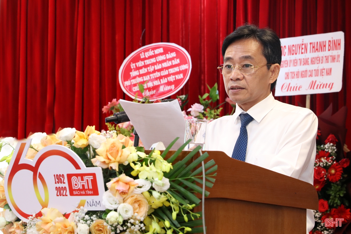 Báo Hà Tĩnh long trọng kỷ niệm 60 năm ngày ra số đầu