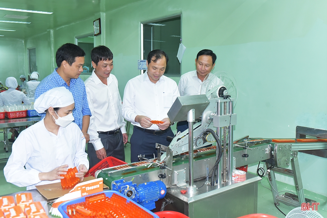 Thường trực Tỉnh ủy Hà Tĩnh chúc mừng các doanh nghiệp, doanh nhân