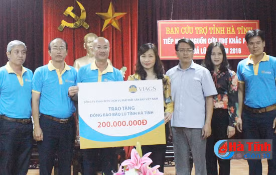 tiep tuc cac hoat dong nghia tinh huong ve dong bao lu lut ha tinh
