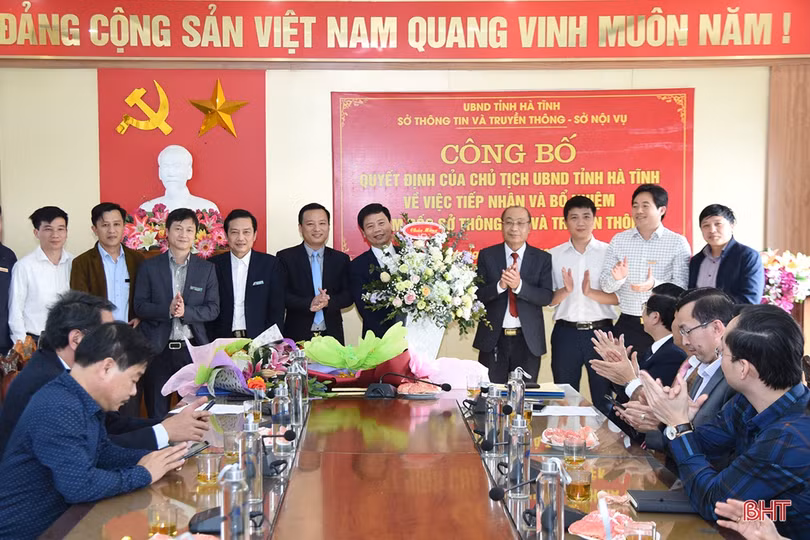 Phó Tổng Biên tập Báo Hà Tĩnh giữ chức Giám đốc Sở Thông tin & Truyền thông