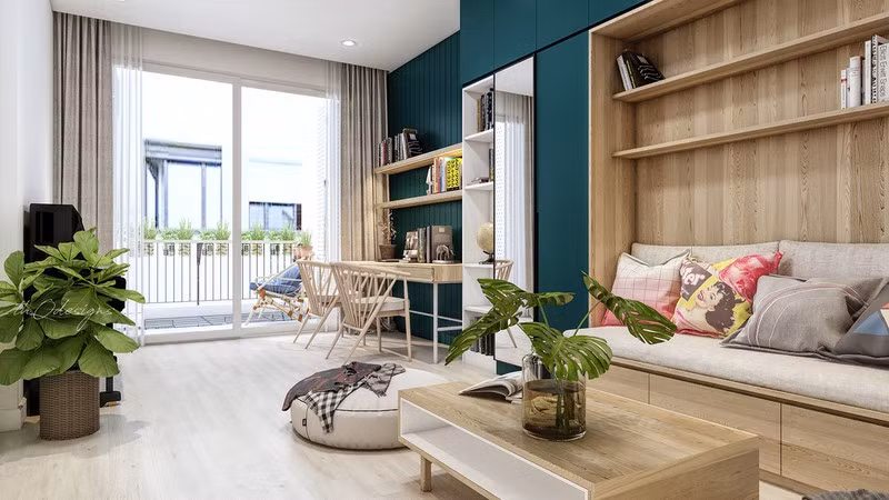 Nhà 80 mét vuông sắp xếp tiện nghi khiến nhiều người ao ước