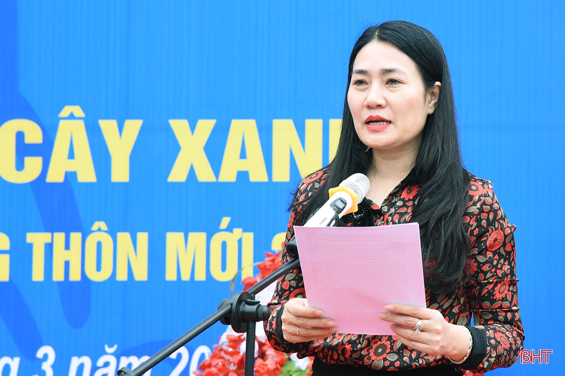 Phụ nữ Hà Tĩnh phát động “trồng 1 triệu cây xanh”