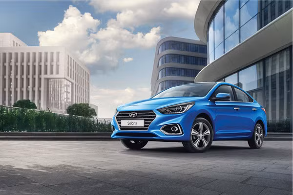 sedan co nho hyundai accent 2018 lo dien som