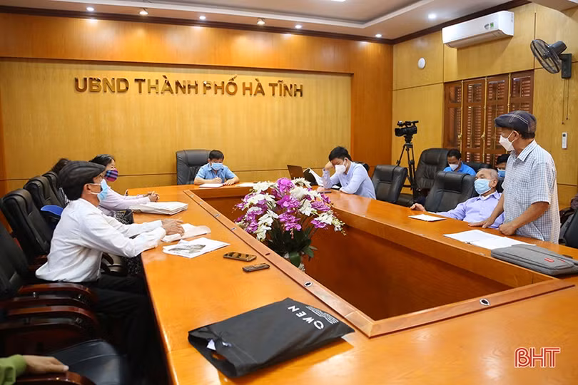 Xử lý kịp thời các vụ việc, kiến nghị của công dân TP Hà Tĩnh