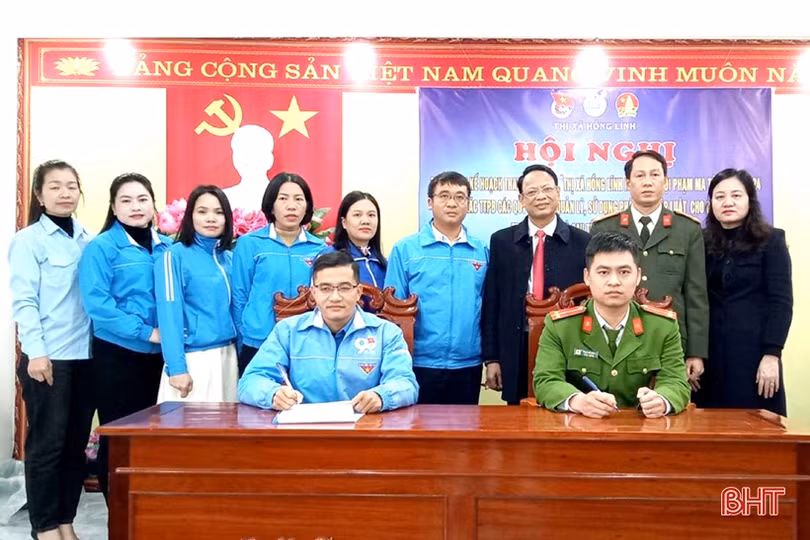 Thị xã Hồng Lĩnh: 100% hộ dân cam kết làm sạch tội phạm ma tuý