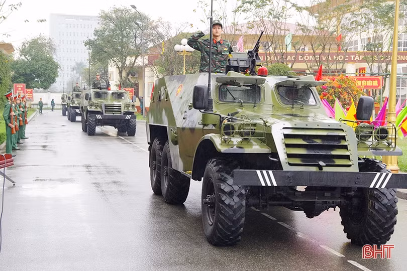 Bộ CHQS tỉnh Hà Tĩnh sơ duyệt các nội dung lễ ra quân huấn luyện năm 2024