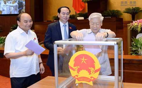 hom nay quoc hoi bo phieu bau chu tich nuoc