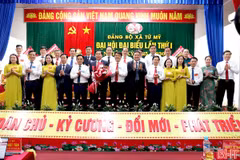 Phó Bí thư Thường trực Tỉnh ủy dự Đại hội Đảng bộ xã Tứ Mỹ 