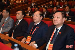 Đoàn đại biểu Hà Tĩnh dự Đại hội gồm 24 đồng chí.