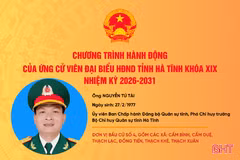 Chương trình hành động của ứng cử viên đại biểu HĐND tỉnh khóa XIX Nguyễn Tú Tài