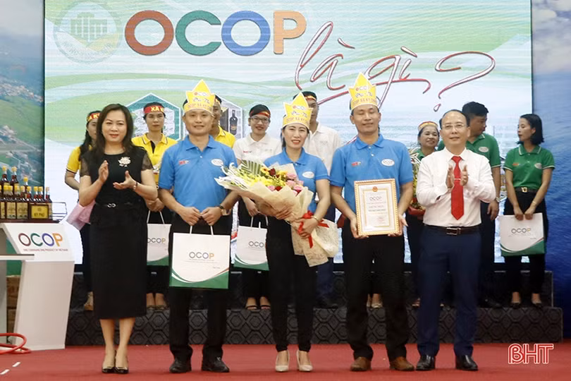 Đội xã Kỳ Châu, Kỳ Đồng đạt giải nhất cuộc thi “OCOP là gì?”