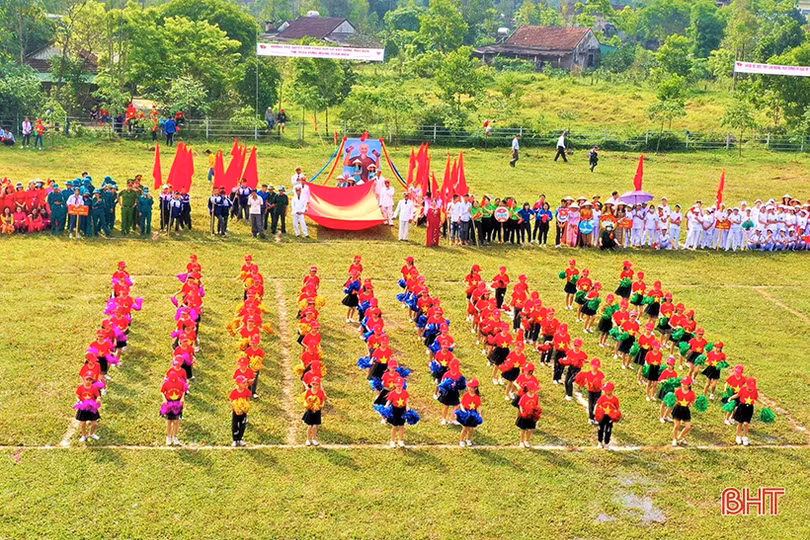 6 địa phương ở Hà Tĩnh hoàn thành đại hội thể dục - thể thao điểm cấp xã, phường
