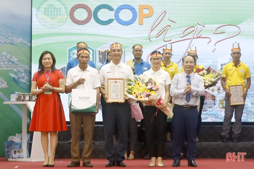 Đội xã Kỳ Châu, Kỳ Đồng đạt giải nhất cuộc thi “OCOP là gì?”