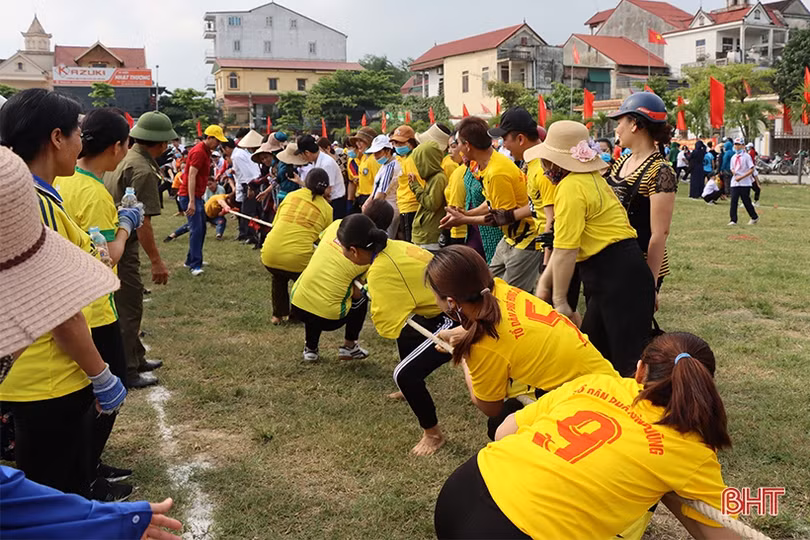 6 địa phương ở Hà Tĩnh hoàn thành đại hội thể dục - thể thao điểm cấp xã, phường