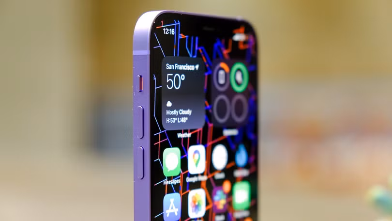 Ảnh chi tiết iPhone 12 phiên bản màu tím