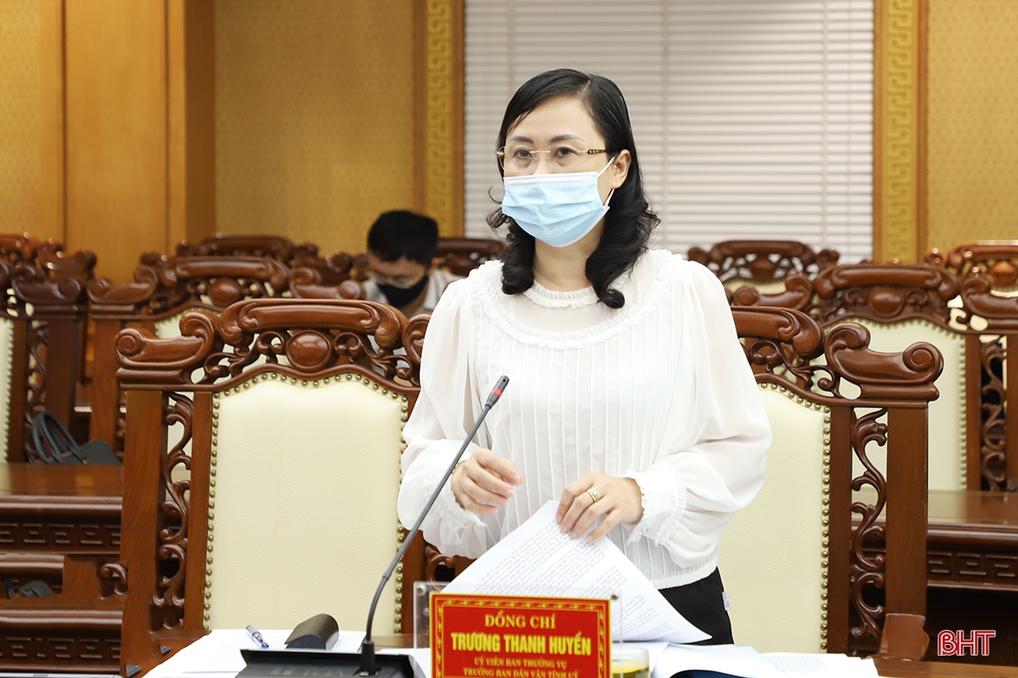 Tập trung hoàn thiện các đề án về phát triển TP Hà Tĩnh, tích tụ ruộng đất
