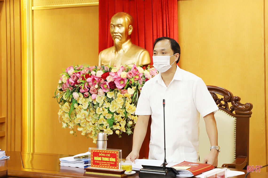 Tập trung hoàn thiện các đề án về phát triển TP Hà Tĩnh, tích tụ ruộng đất