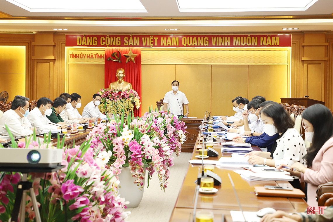 Tập trung hoàn thiện các đề án về phát triển TP Hà Tĩnh, tích tụ ruộng đất