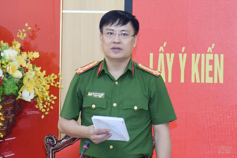 Đoàn ĐBQH Hà Tĩnh lấy ý kiến một số dự án luật về lĩnh vực an ninh trật tự