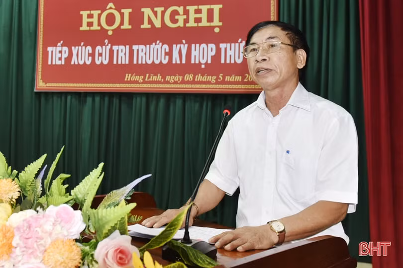 Cử tri TX Hồng Lĩnh đề nghị tăng cường đấu tranh, phòng chống tham nhũng 
